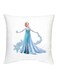 Frozen Character Printed Decorative Cushion White/Blue 16x16inch