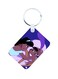 Aladdin Printed Keychain Purple/Blue/Pink