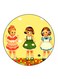 Girls Printed Fridge Magnet Multicolour