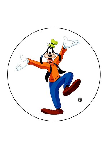 Disney Printed Fridge Magnet Multicolour 5.5 x 5.5cm