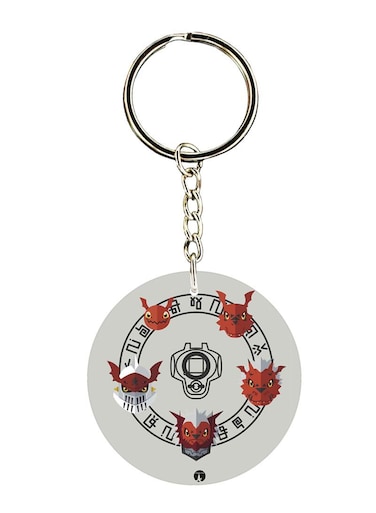 The Anime Digimon Printed Keychain
