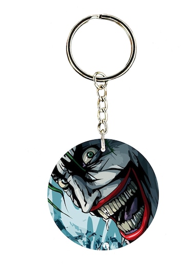 Double Side The Joker Printed Keychain