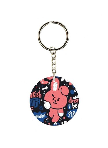 Cartoon Themed Single Sided Key Chain