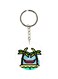 Cartoon Themed Single Sided Keychain