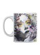 Ceramic Printed Mug White/Grey/Pink