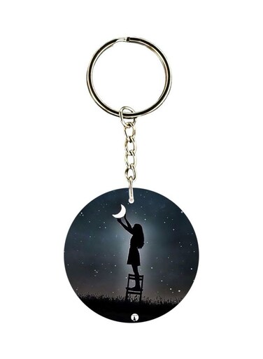 Human Figure Printed Keychain
