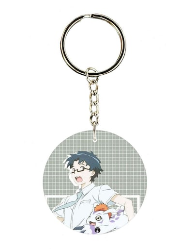 Anime Digimon Printed Keychain