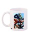 Dragon Ball Z Printed Coffee Mug White/Blue/Orange 11ounce