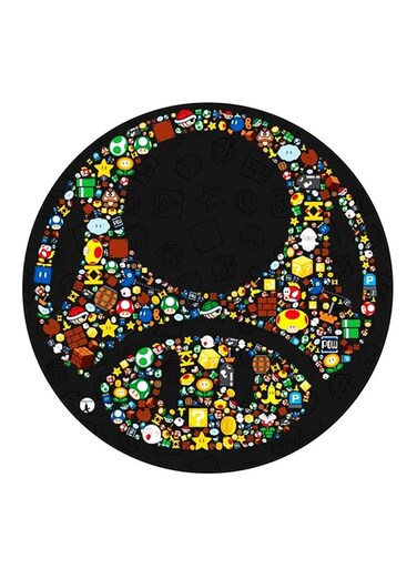 The Video Game Super Mario Printed Fridge Magnet Multicolour