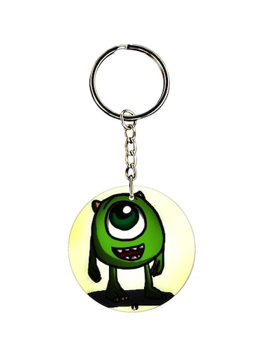 Double Sided Cartoon Printed Keychain