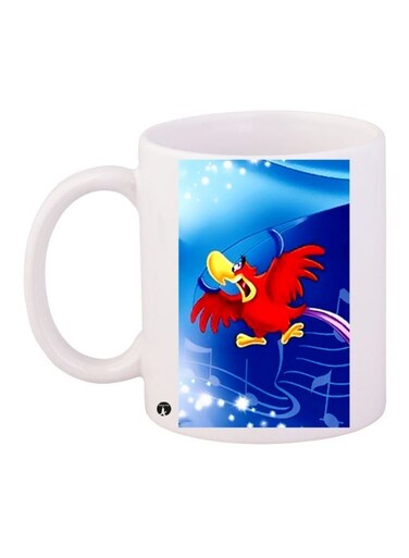 Printed Coffee Mug White/Red/Blue