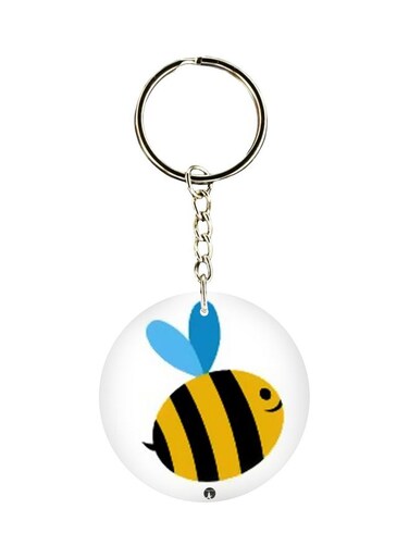 Cartoon Printed Double Sided Keychain