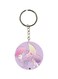 Cartoon Printed Double Sided Keychain