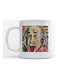 Mug Pop Art Einstein for Coffee and Tea White