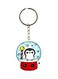 Snow Globe Printed Keychain