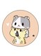 Hamsters Printed Fridge Magnet Multicolour