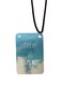 English Phrases Printed Car Mirror Pendant