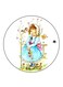 Vintage Art Printed Fridge Magnet Multicolour