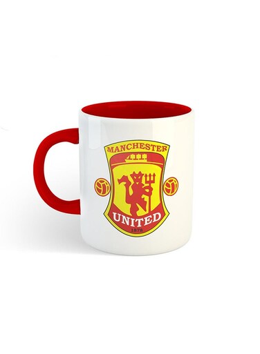 Sport Club Printed Mug White/Red