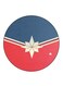 Captain Marvel Printed Fridge Magnet Multicolour