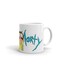 Rick And Morty Printed Mug Blue/Yellow/Beige Standard