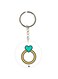 Ring Printed Double Sided Keychain