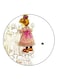 Girl Printed Fridge Magnet Multicolour