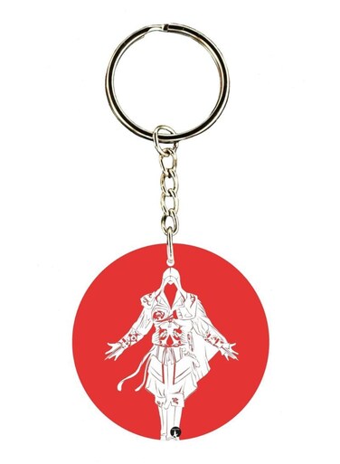 Assasins Creed Double Side Printed Keychain
