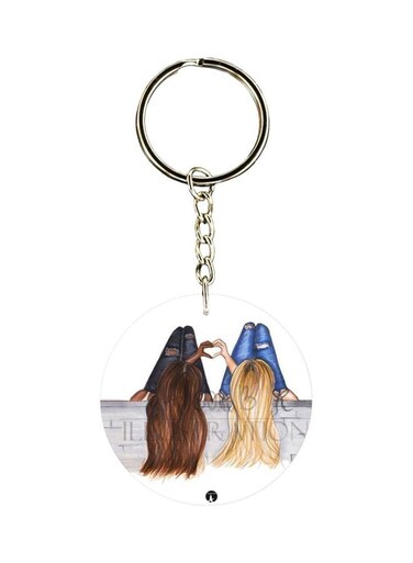 Cartoon Themed Single Sided Key Chain