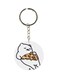 Cartoon Printed Single Sided Keychain