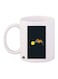 Planets Printed Mug White/Black/Yellow Standard Size