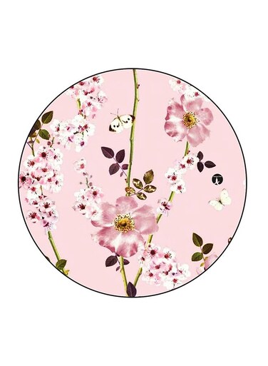 Flower Printed Fridge Magnet Multicolour 5.5 x 5.5cm