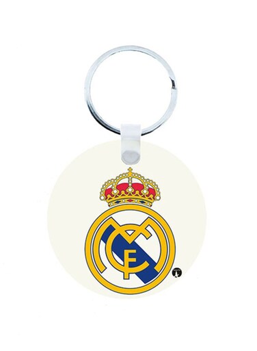 Real Madrid Football Club Wooden Keychain