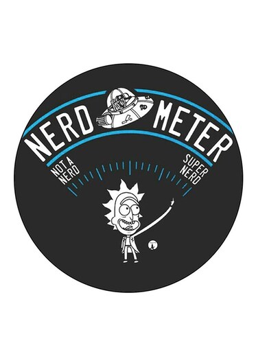 Rick And Morty Printed Fridge Magnet Multicolour
