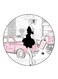 Woman Printed Fridge Magnet Multicolour