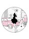 Woman Printed Fridge Magnet Multicolour