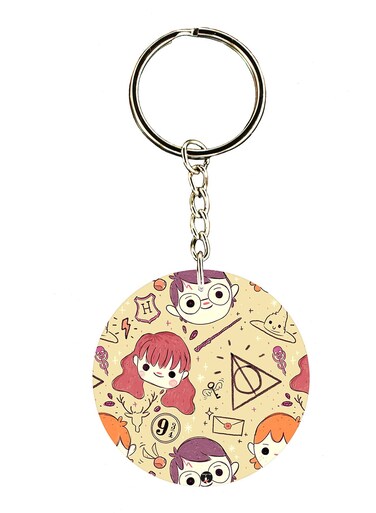 Harry Potter Double Side Printed Keychain