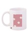 Snoopy Printed Coffee Mug White/Pink/Beige 11ounce