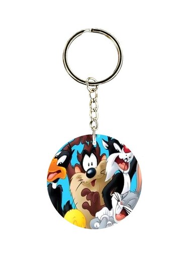 Cartoon Printed Keychain