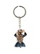 Cartoon Girl Printed Double Sided Keychain
