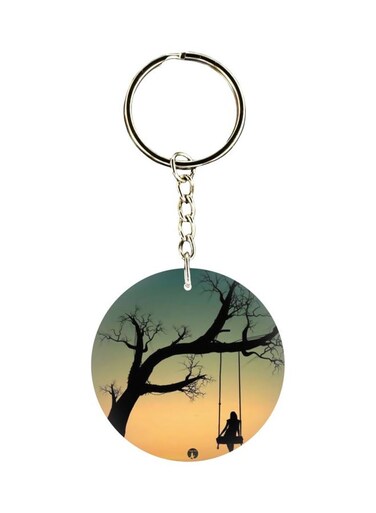 Nature Printed Keychain