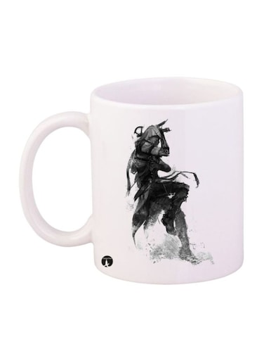 Assassin's Creed Printed Mug White/Black Standard Size