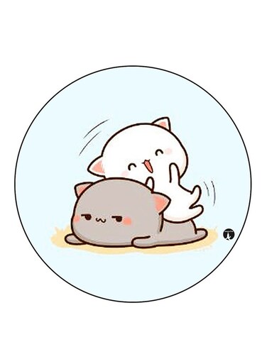 Cats Printed Fridge Magnet Multicolour