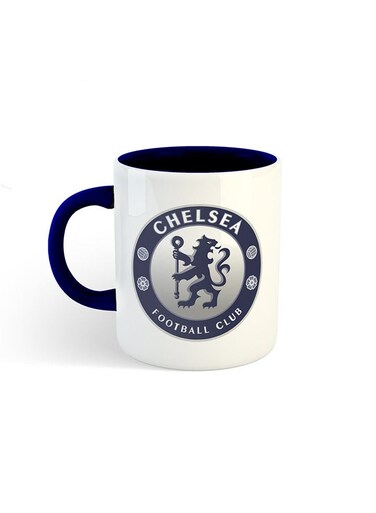 Sport Club Printed Mug White/Navy