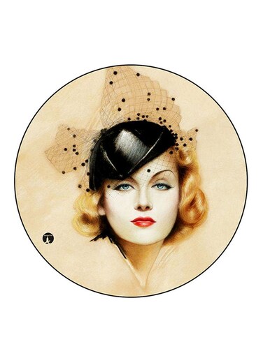 Woman Printed Fridge Magnet Multicolour