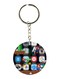 Video Game Super Mario Printed Keychain