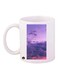 The Sky Printed Coffee Mug White/Purple/Red