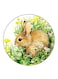 Rabbit Printed Fridge Magnet Multicolour