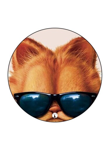 Garfield Printed Fridge Magnet Orange/Black