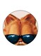 Garfield Printed Fridge Magnet Orange/Black